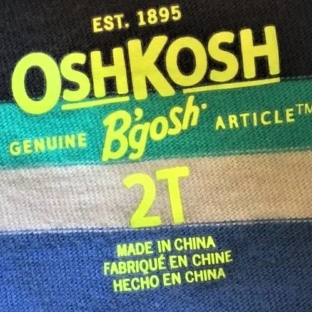 OSHKOSH B'GOSH LONG SLEEVE STRIPED SHIRT